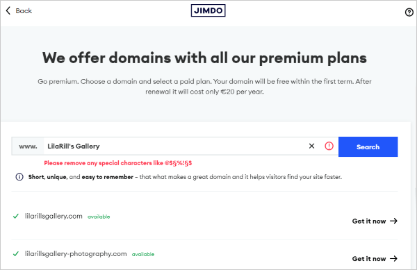 you can connect your domain name now