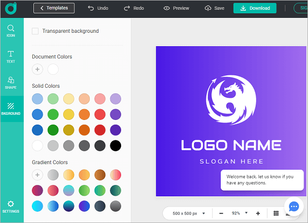 designevo logo generator