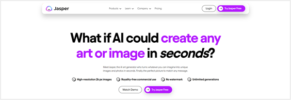 jasper ai picture creator