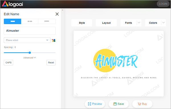 logoai ai company logo generator