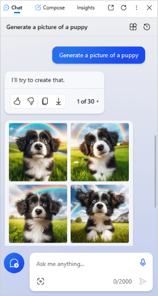 microsoft copilot generate ai images