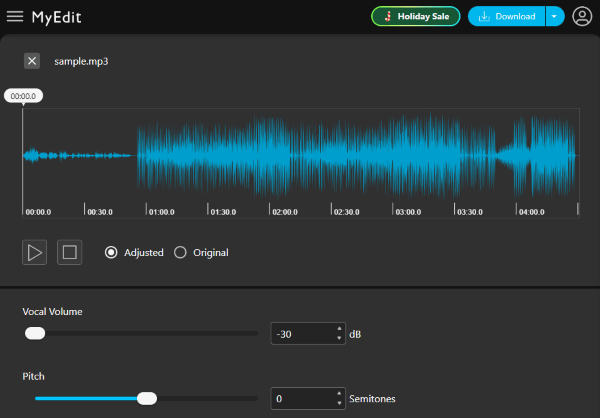 removing vocal completes