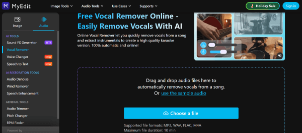 myedit vocal remover