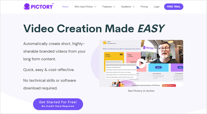 use pictory create ai videos