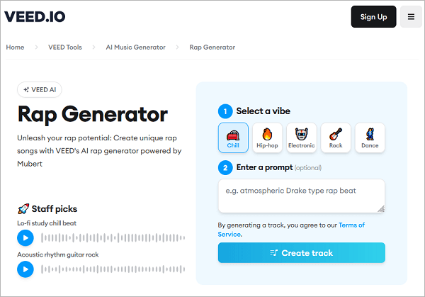 veedio rap generator