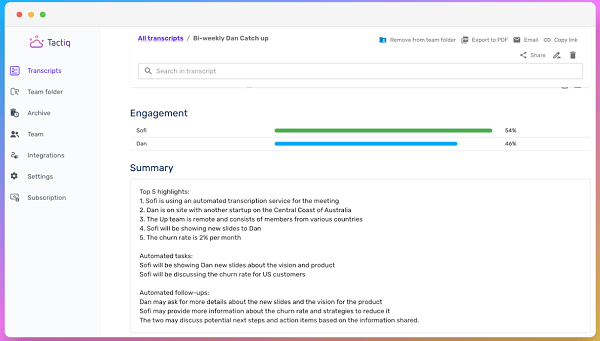 web extension tactiq chatgpt meeting summary