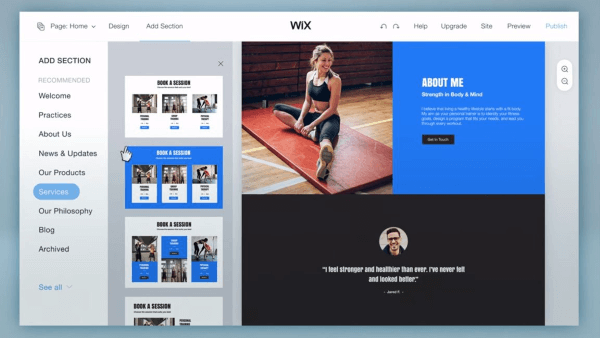 wix adi website builder