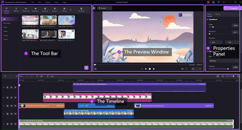 wondershare democreator video editor