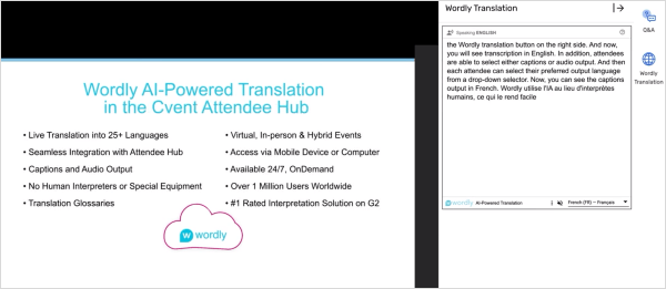 wordly.ai powered translation